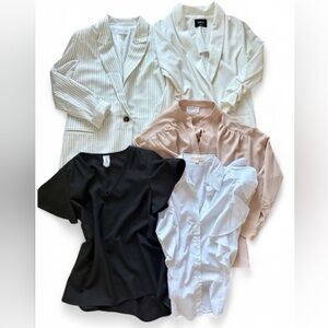Women’s Workwear Blazers & Dress Shirts Bundle size small